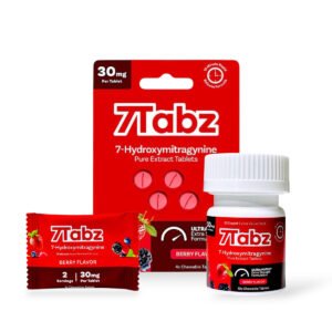 7Tabz 7-Hydroxymitragynine Extra Strength Kratom Tablets Berry 30mg