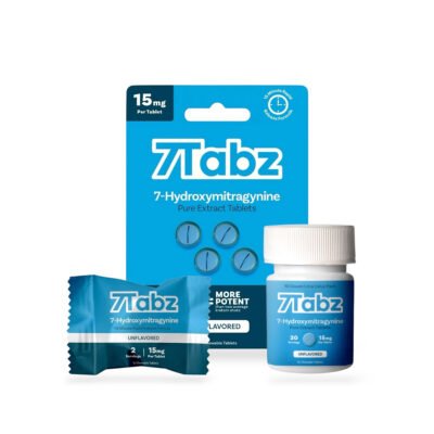 7Tabz 7-Hydroxymitragynine Kratom Extract Tablets Unflavored 15mg