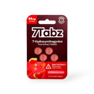 7Tabz 7-Hydroxymitragynine Max Potency Kratom Tablets Watermelon 65mg Per Tablet