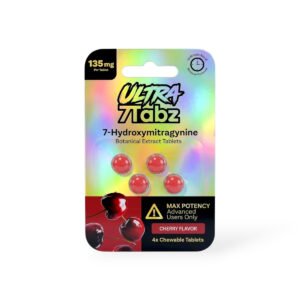 7Tabz Ultra 7-Hydroxymitragynine 135mg Chewable Tablets | Cherry