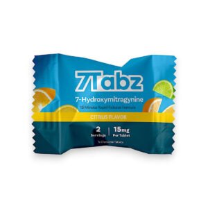 7Tabz 7-Hydroxymitragynine Kratom Extract 15mg Tablets Citrus